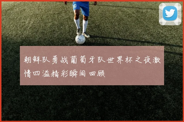 朝鲜队勇战葡萄牙队世界杯之夜激情四溢精彩瞬间回顾
